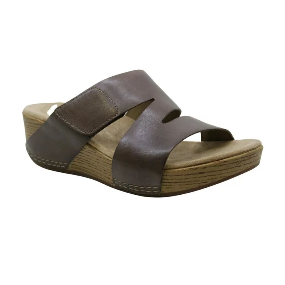 DANSKO Lacee Wedge Sandal Brown Size 38 = US Size 7.5 - Size 8